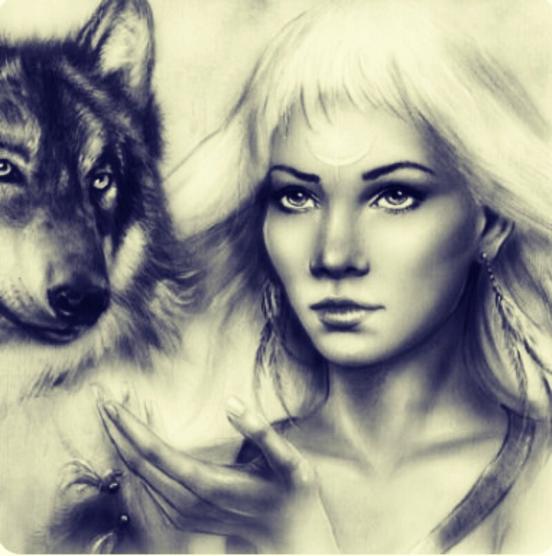 такого волчонка любила