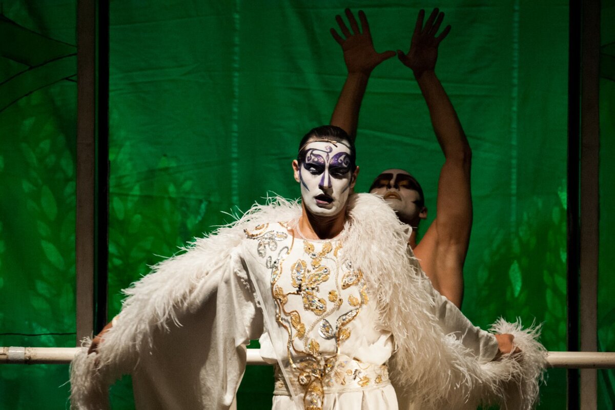 Спектакль Романа Виктюка "Служанки" . Нежно и женственно. Фото из Интернета