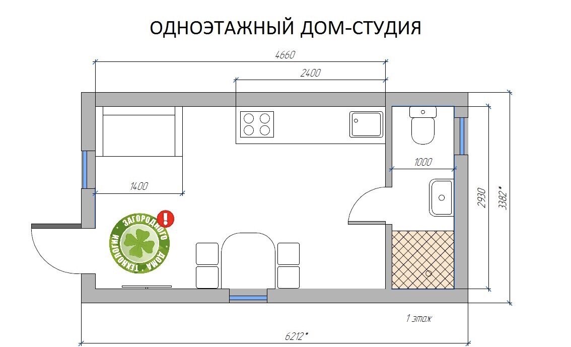 Проекты одноэтажных домов