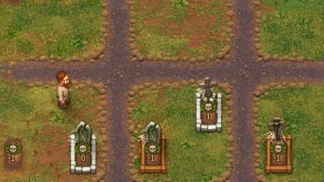 Graveyard Keeper: 1): Чем ты тут занимаешься? 2): Да ничего особого, вырезаю из трупов органы, чтобы использовать их в разных зельях и ритуалах, а сами трупы хороню, оформляю красивые могилки и провожу службы в церкви для народа. 1): О_о