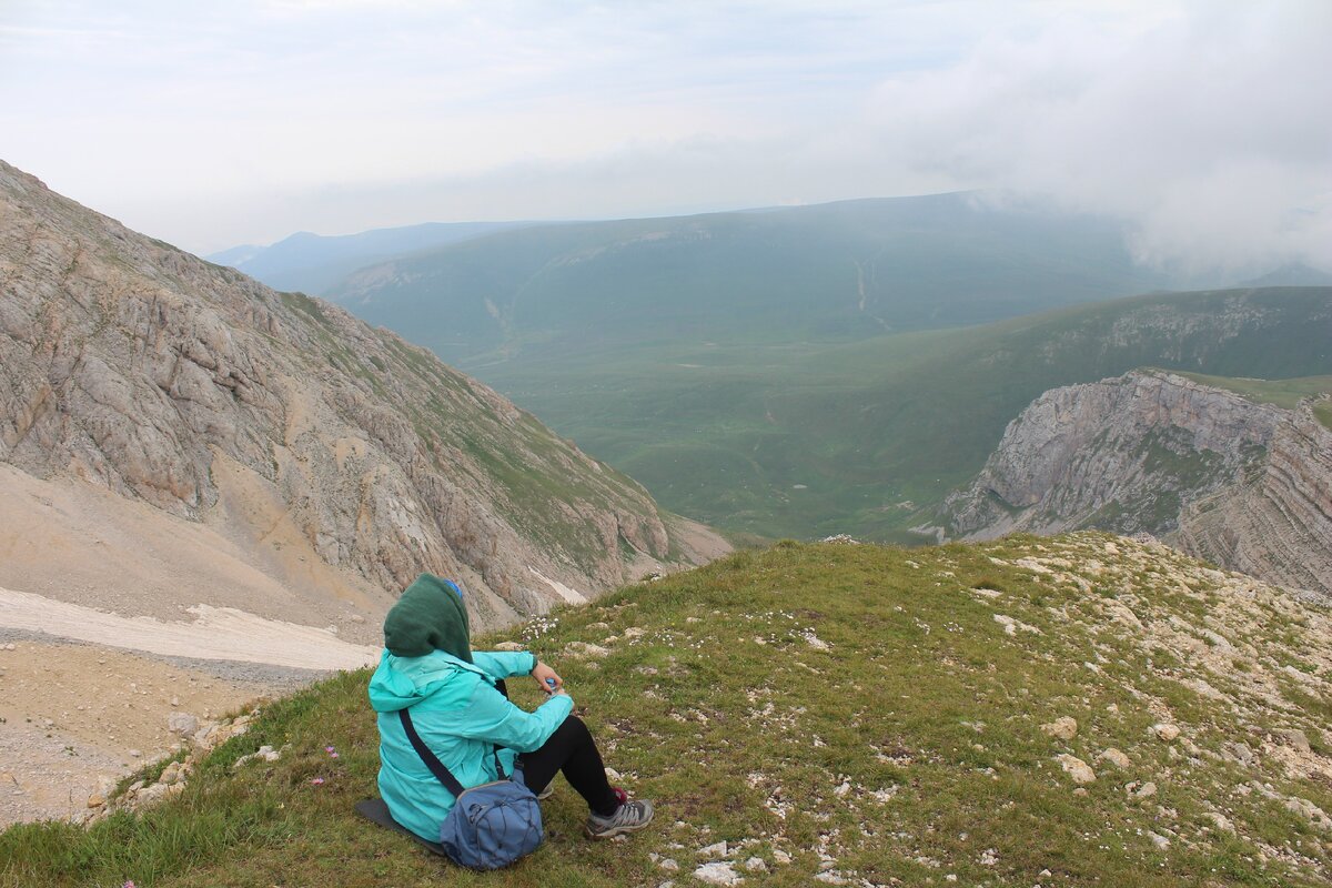 Плато Лагонаки через горы к морю