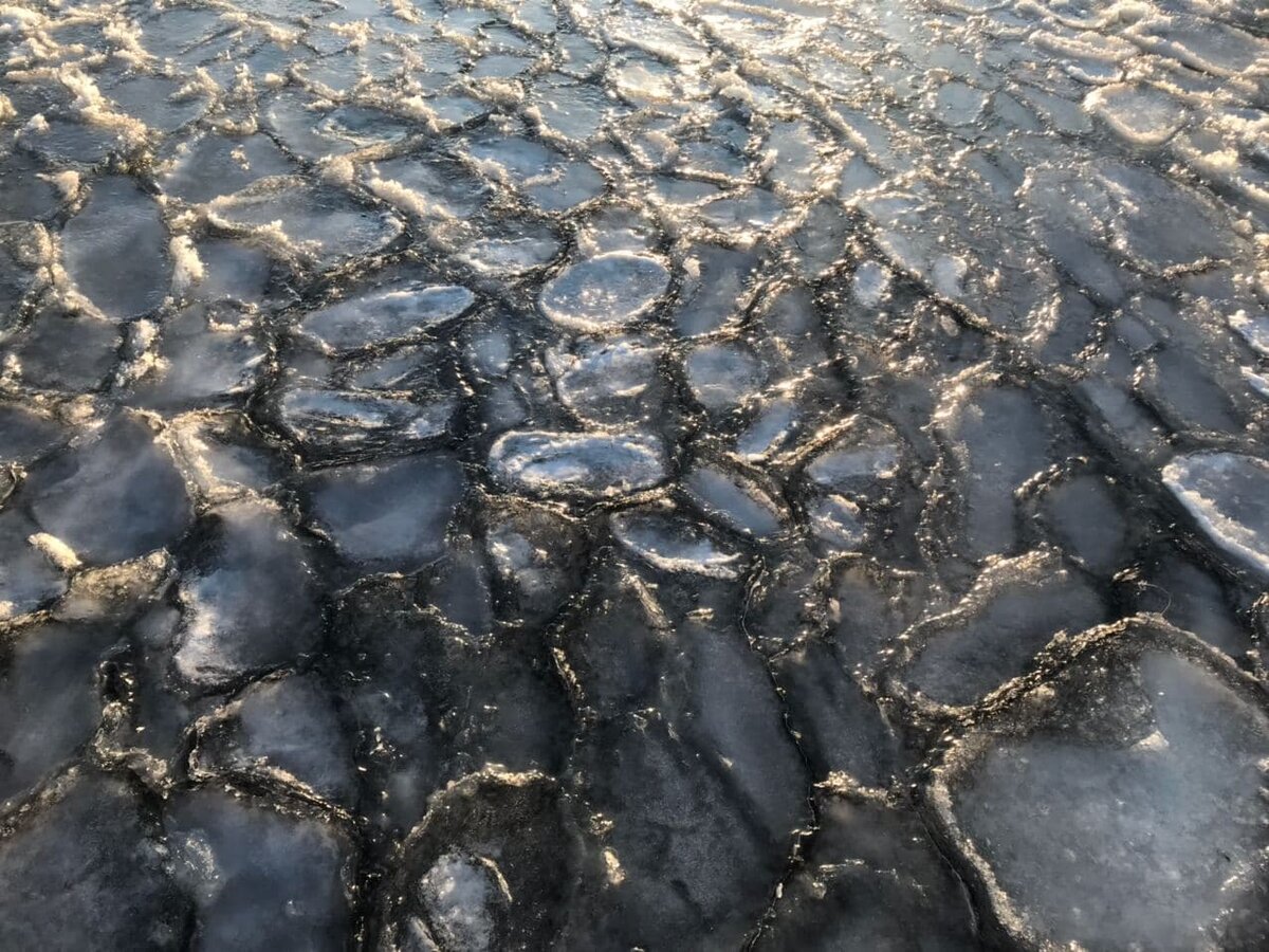 Лед обманчив: разной толщины из-за ключей, течения