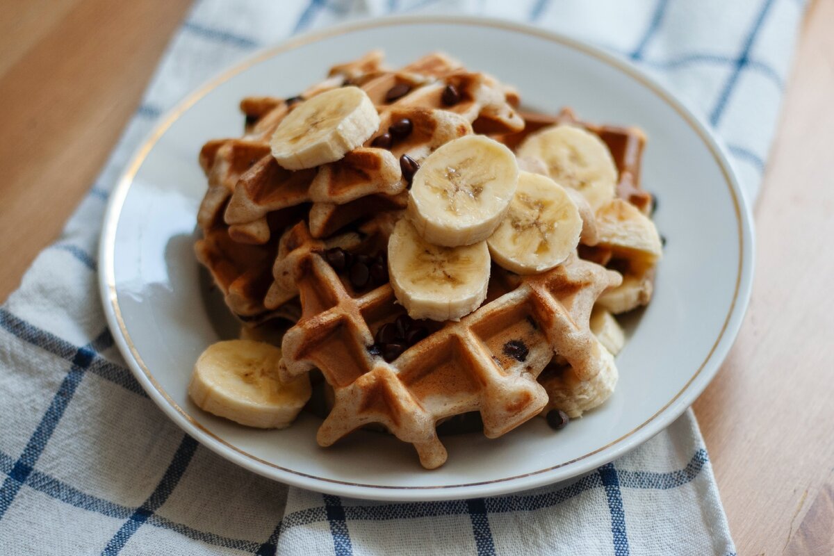 Waffles Cooking
