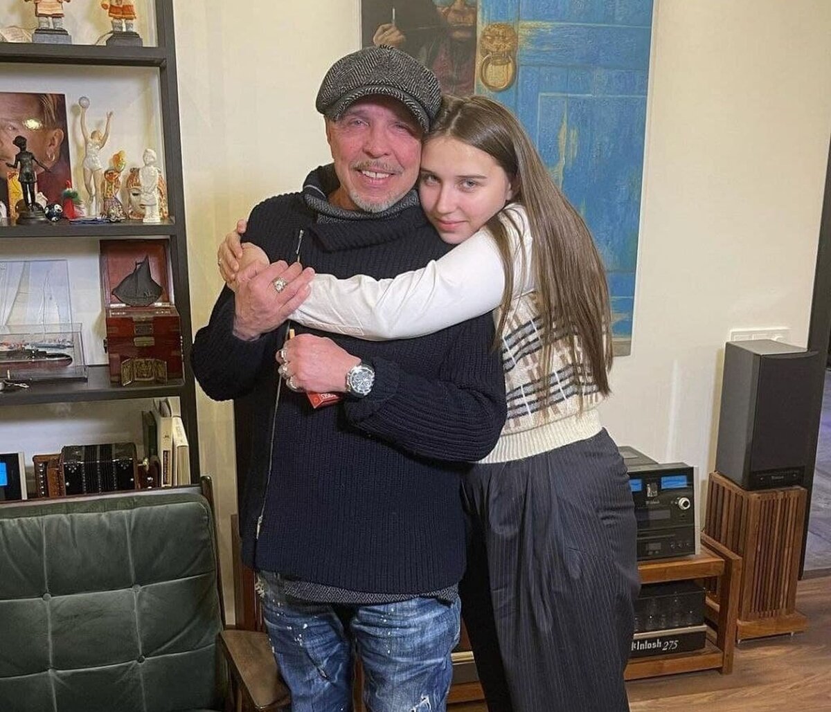Гарик Сукачев с дочерью Анастасией