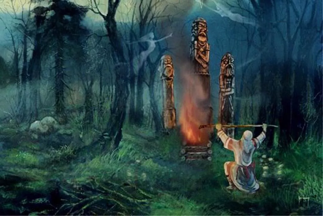 Примерное изображение славянских богов (фото взято из сети Интернет)