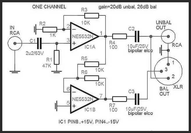 Балансная схема усилителя