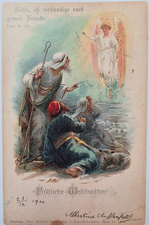 «Froehliche Weihnachten». Германия, 1899-1900 © ГМИ СПб