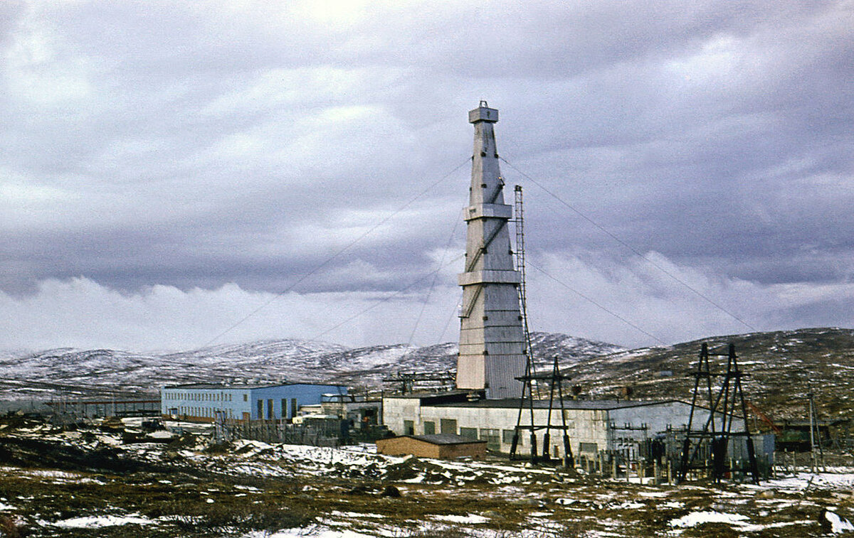 Кольская сверхглубокая. 1974 год. Фото из открытых источников.