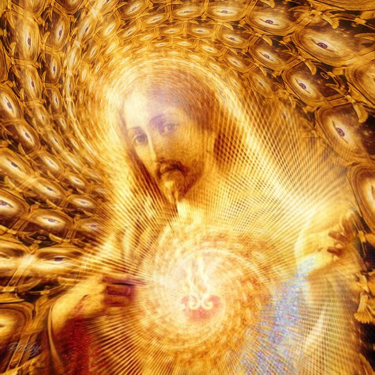 Господи вселенная. Сознание Христа. Золотой божественный свет. Божественная сила. Божественное сознание.