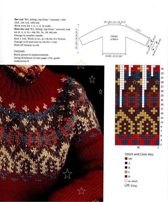 схема узора для лопапейсы