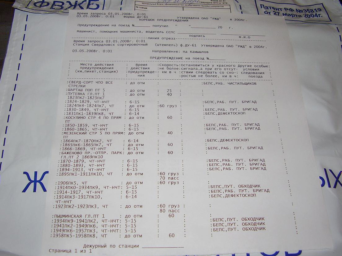 Форма натурного листа поезда. Бланки предупреждений формы Ду-61. Бланки Ду-61 РЖД. Образец заполнения предупреждения Ду-61. Предупреждение форма Ду 61.