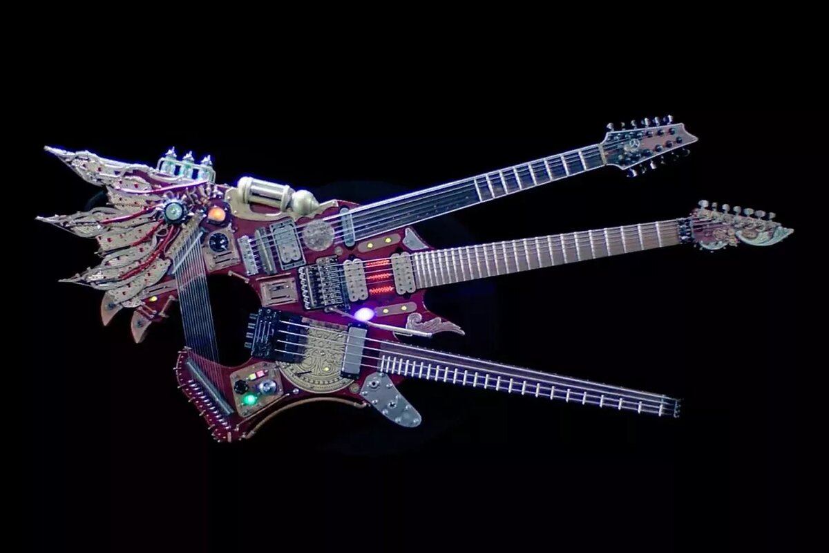     Фантастическая Hydra от Ibanez: самый претенциозный музыкальный инструмент на свете