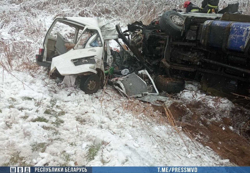     Микроавтобус был оборудован всесезонными шинами, которые уже были изношены. Фото: МВД