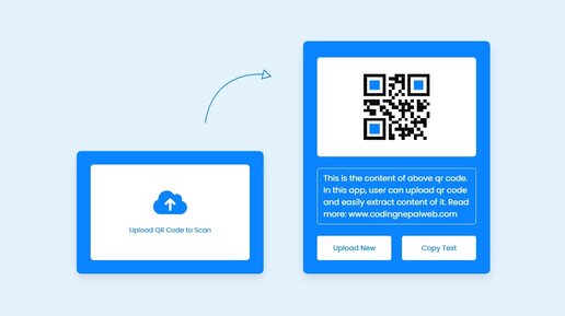 Сканер QR-кода или считыватель в HTML CSS и JavaScript