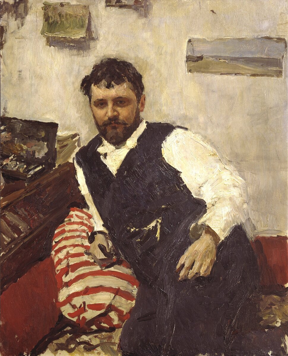 В. А. Серов. Портрет К. А. Коровина. 1891