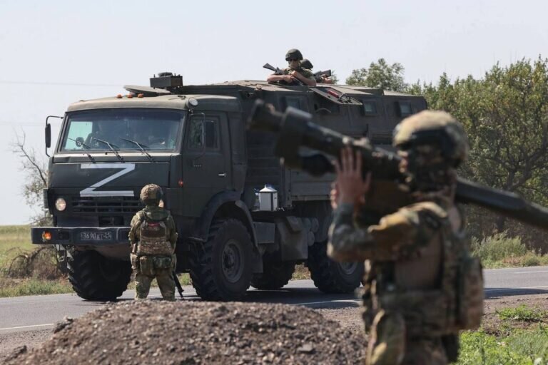 Группа охранения и сопровождения тыловых колонн 58-й армии в Запорожской области/Telegram-канал Военный Осведомитель