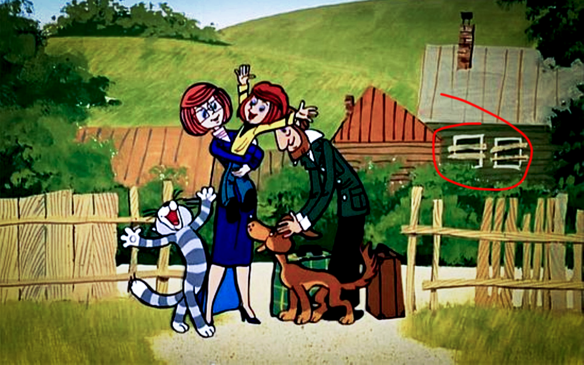 Все дома в деревне заброшены