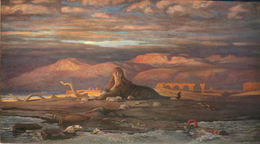  Элиху Веддер. Сфинкс, 1879 