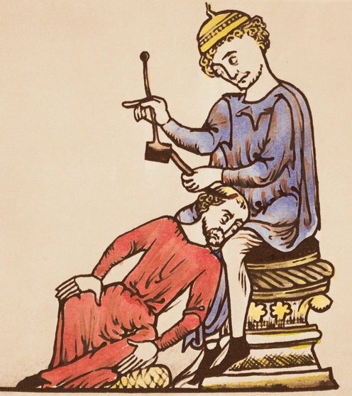 "Потерпи еще чуть-чуть милок, вот закончу - сразу все пройдет! 