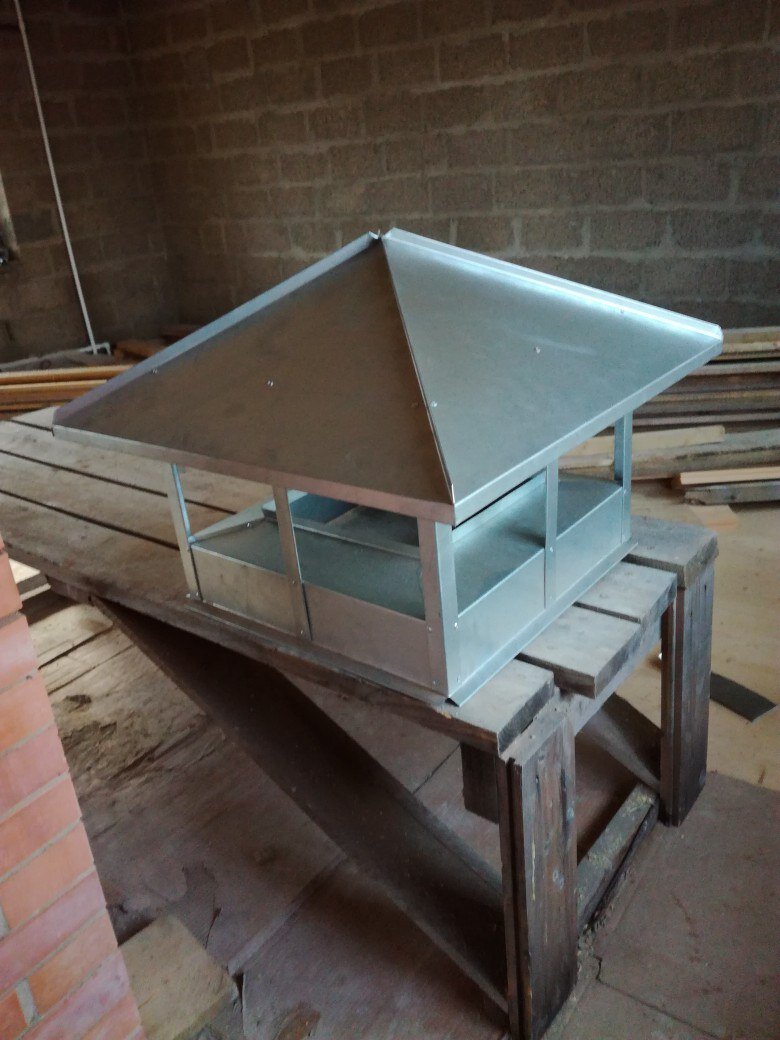 Оцинкованный дымник 