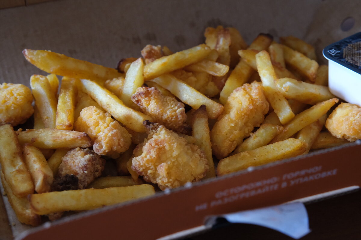 Ланчбокс с куриными кусочками