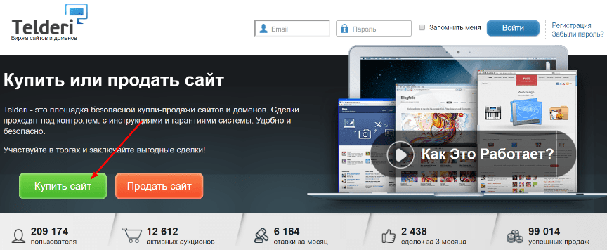 Информационного сайта (блога)
Как правило, срок окупаемости составляет 1,5-2 года. Но это при условии, что вы готовы вложить время в наполнение и раскрутку контент-проекта. Выгодно купить готовый сайт (блог) с минимальными рисками можно на бирже Telderi.