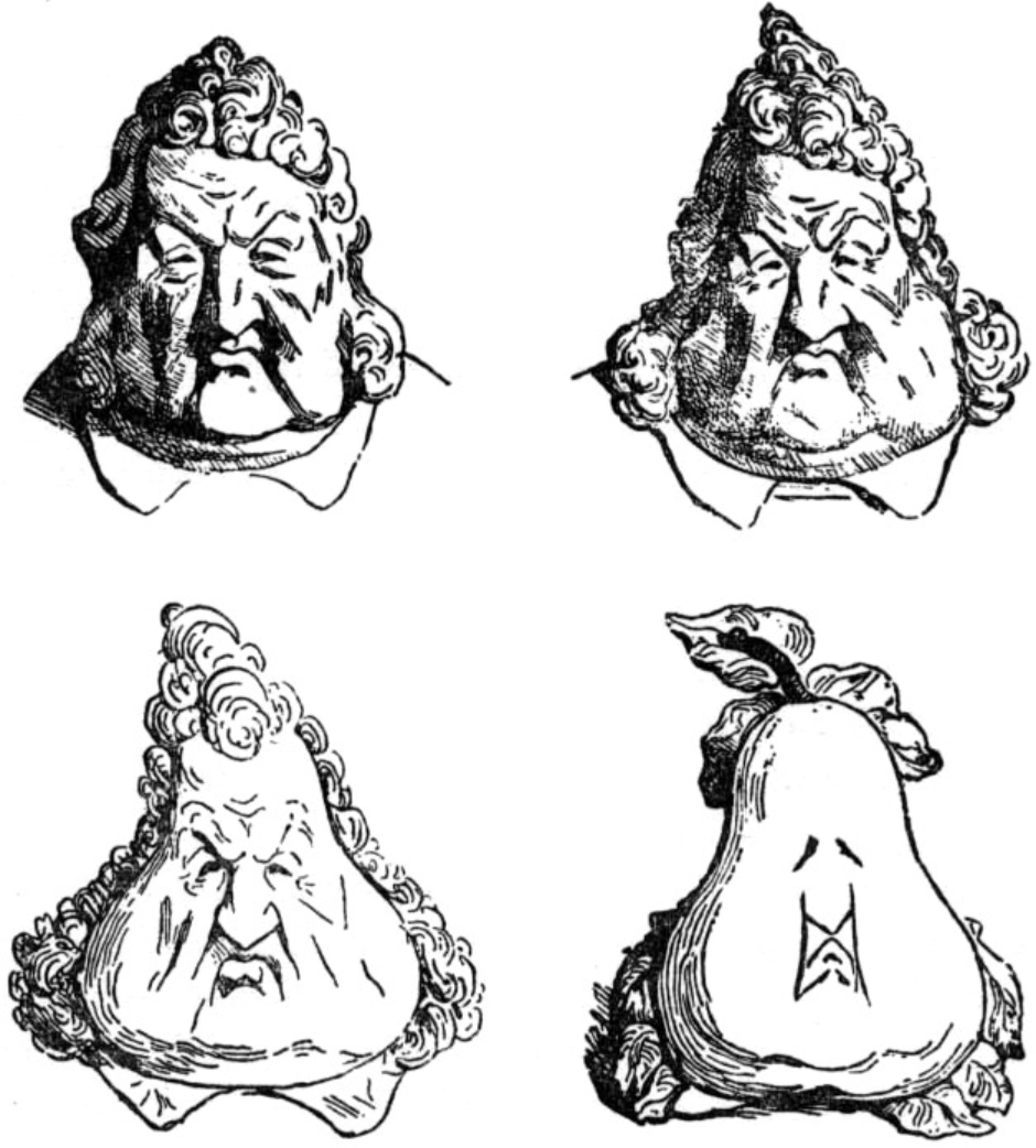 "Груши" Карикатура на Луи Филипа