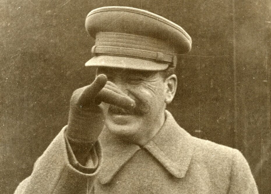 Иосиф Сталин. Фотография 1936–1938 годов. Фрагмент Оригинал хранится в личном фонде Сталина РГАСПИ.