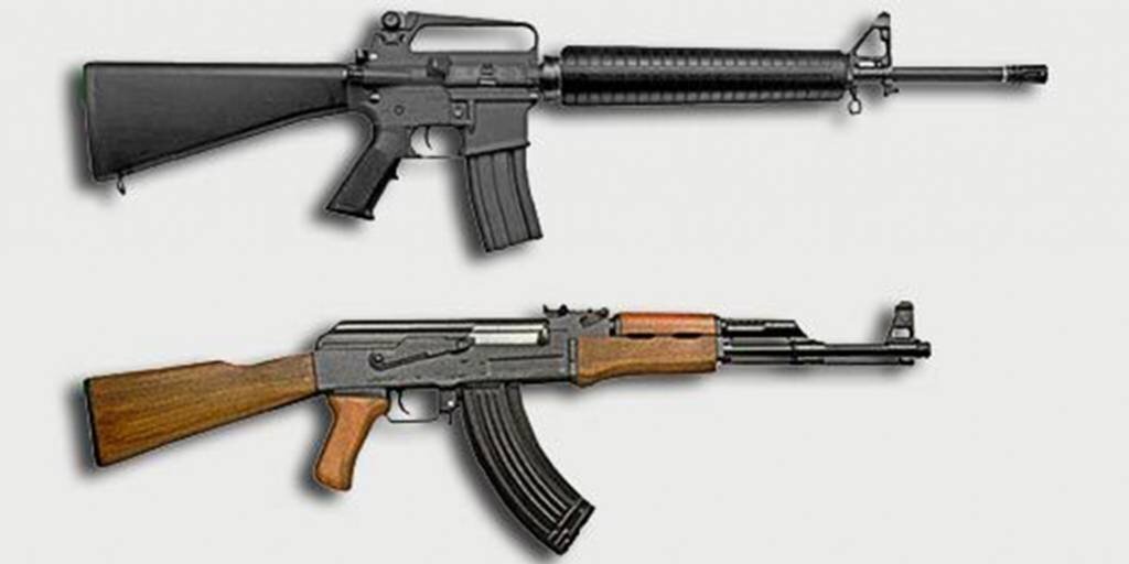 М16 и Автомат Калашникова