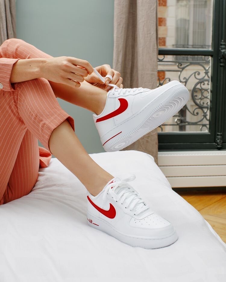 Nike air force 2025 1 rouge femme