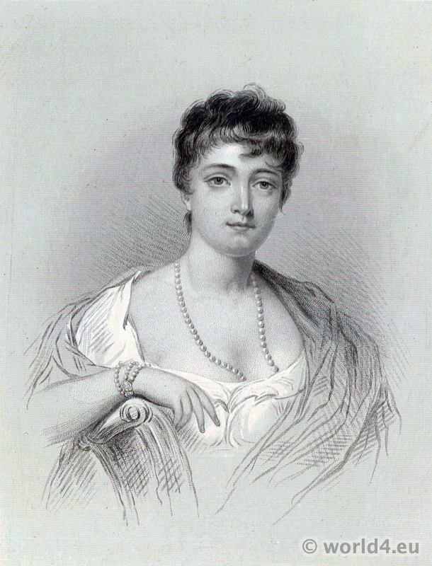 Гравюра. Портрет Терезы Тальен. 1793