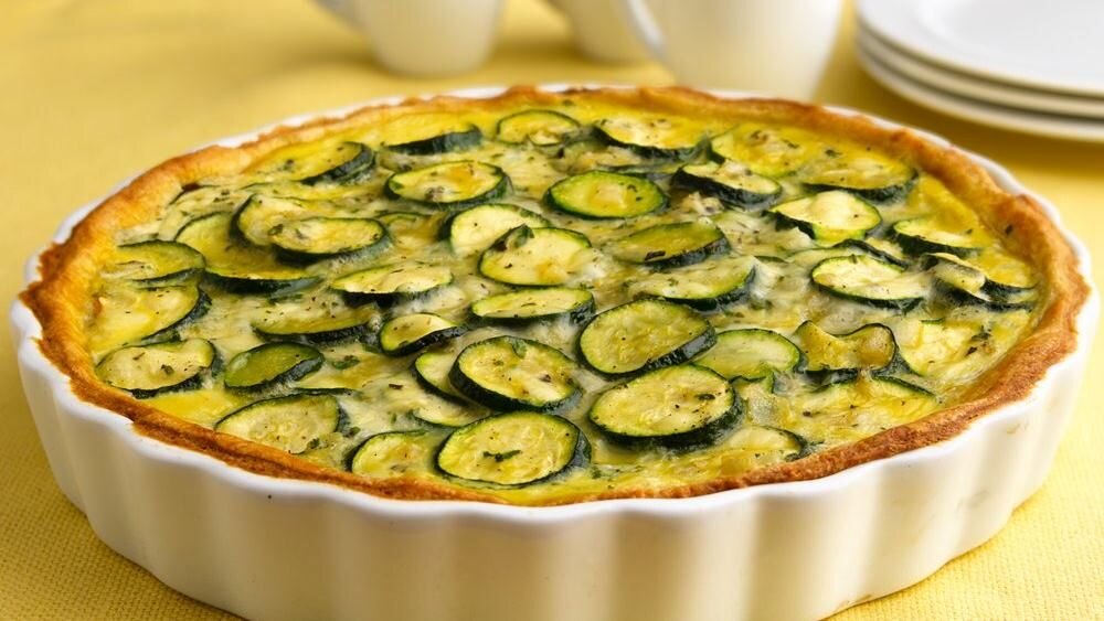 КИШ С цукини и сыром
