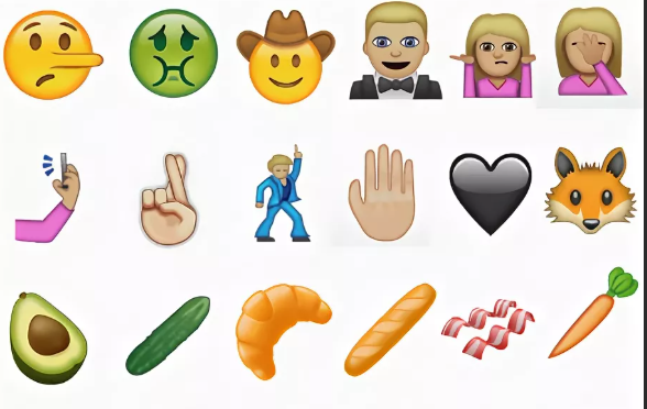 Эмодзи 2016. Месяц Эмоди. Emoji 2016. First look Emojis.