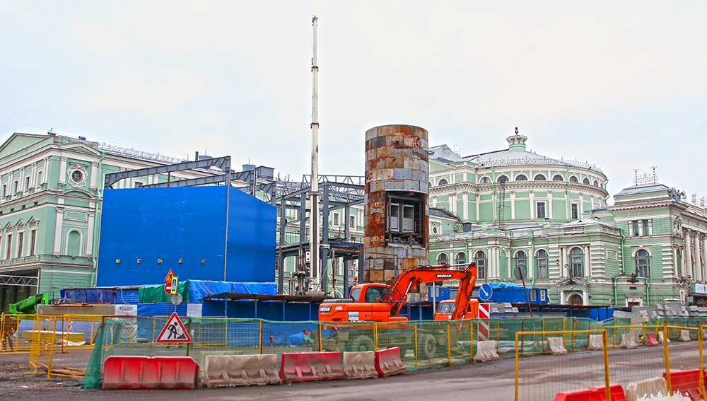 Схема метро театральная спб