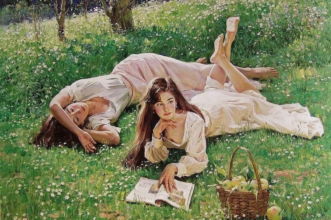 Картина с одним человеком