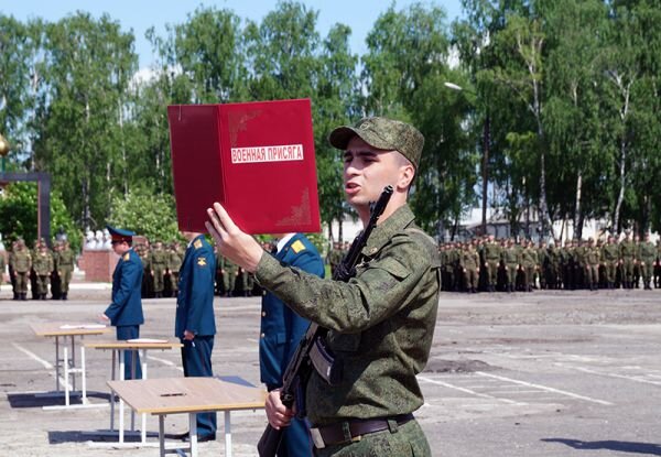 Военная присяга - важный и священный период в службе воина