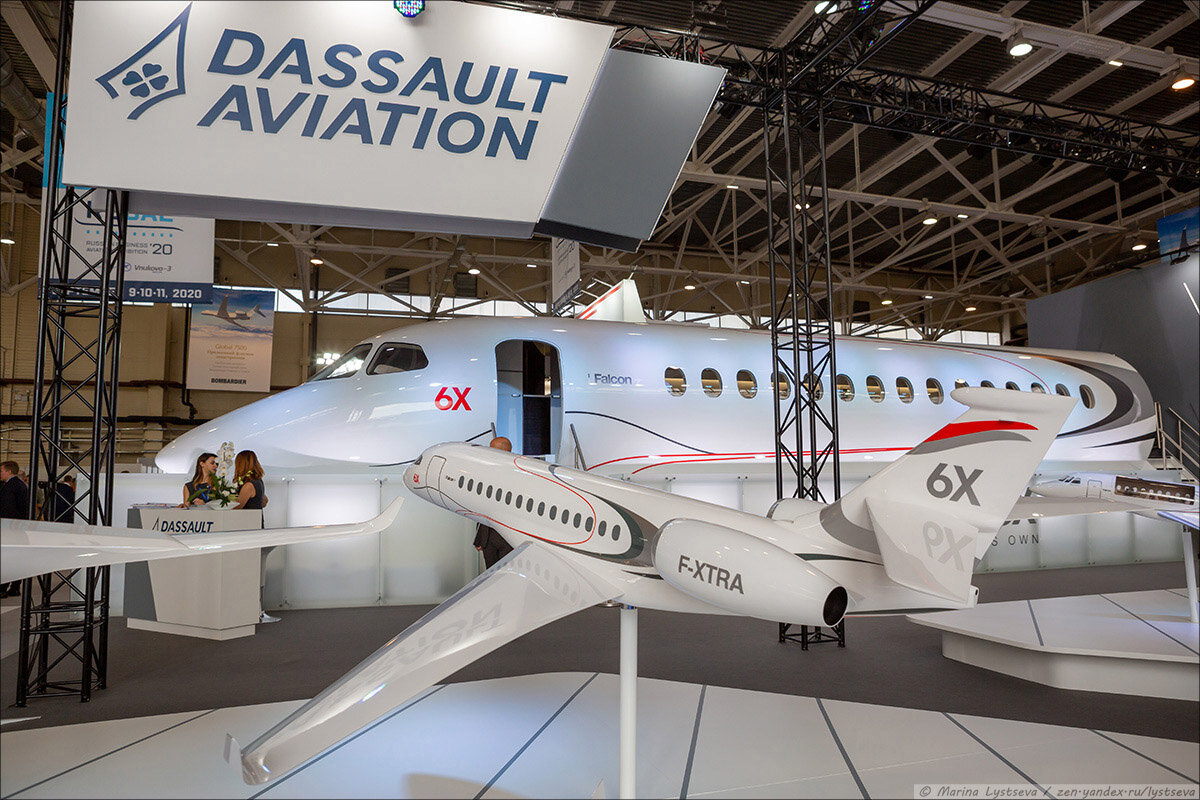 Dassault Aviation на выставке RUBAE, Москва, Внуково