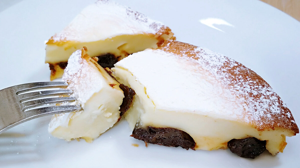 Молочный французский пирог с черносливом Фар Бретон