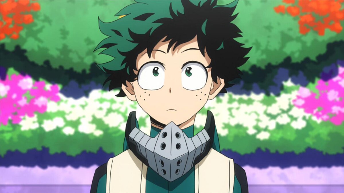 Фрагмент из аниме Моя геройская академия