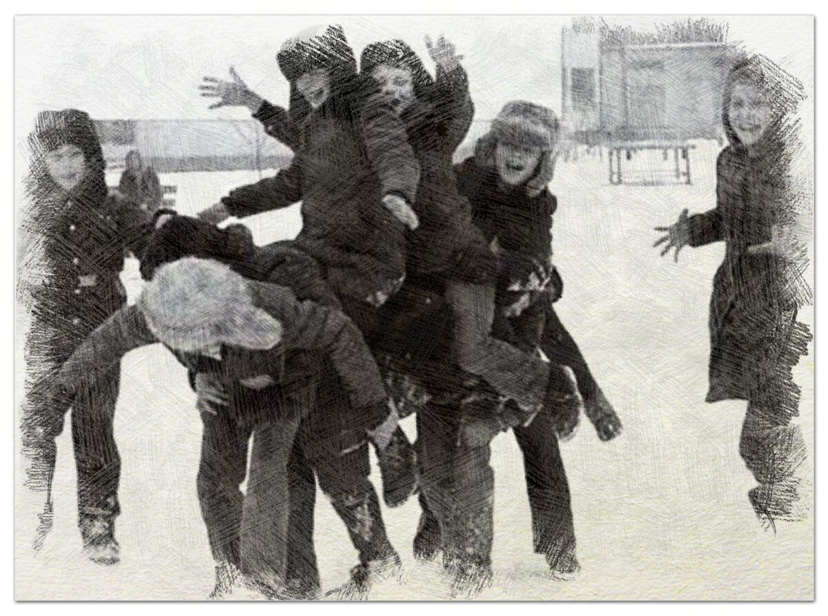 Нас никто не фотографировал, я нашел снимок в Интернете и сделал с него рисунок: pho.to