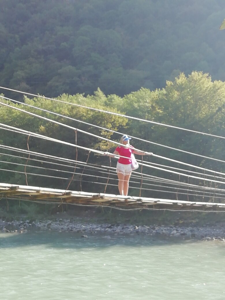 На тарзанке еще не успела полетать, но обязательно!