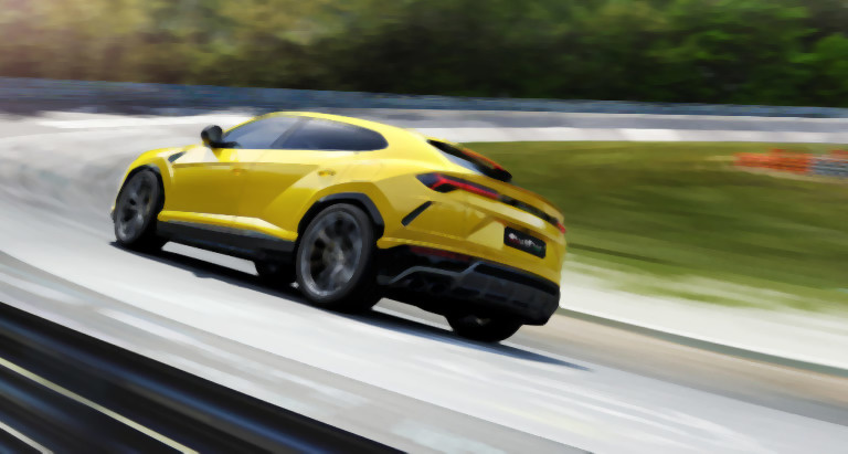 По случаю запуска во Франции своего долгожданного внедорожника Lamborghini с большой помпой открыла свой новый флагман, расположенный в районе Парижа, в Пюто, в самом центре делового района Ла Дефанс.