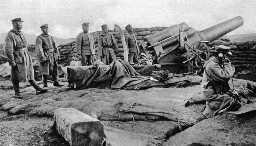 Японские солдаты в Первой Мировой войне. Осада Циндао. Фото из открытых источников
