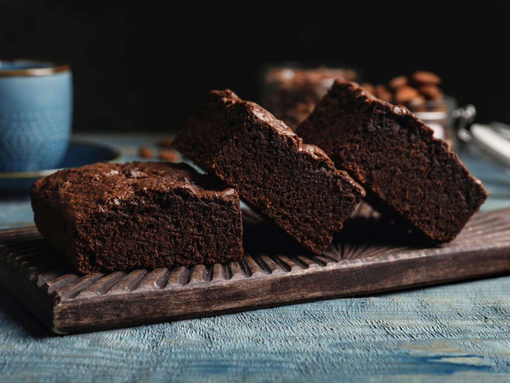 Brownie on Table