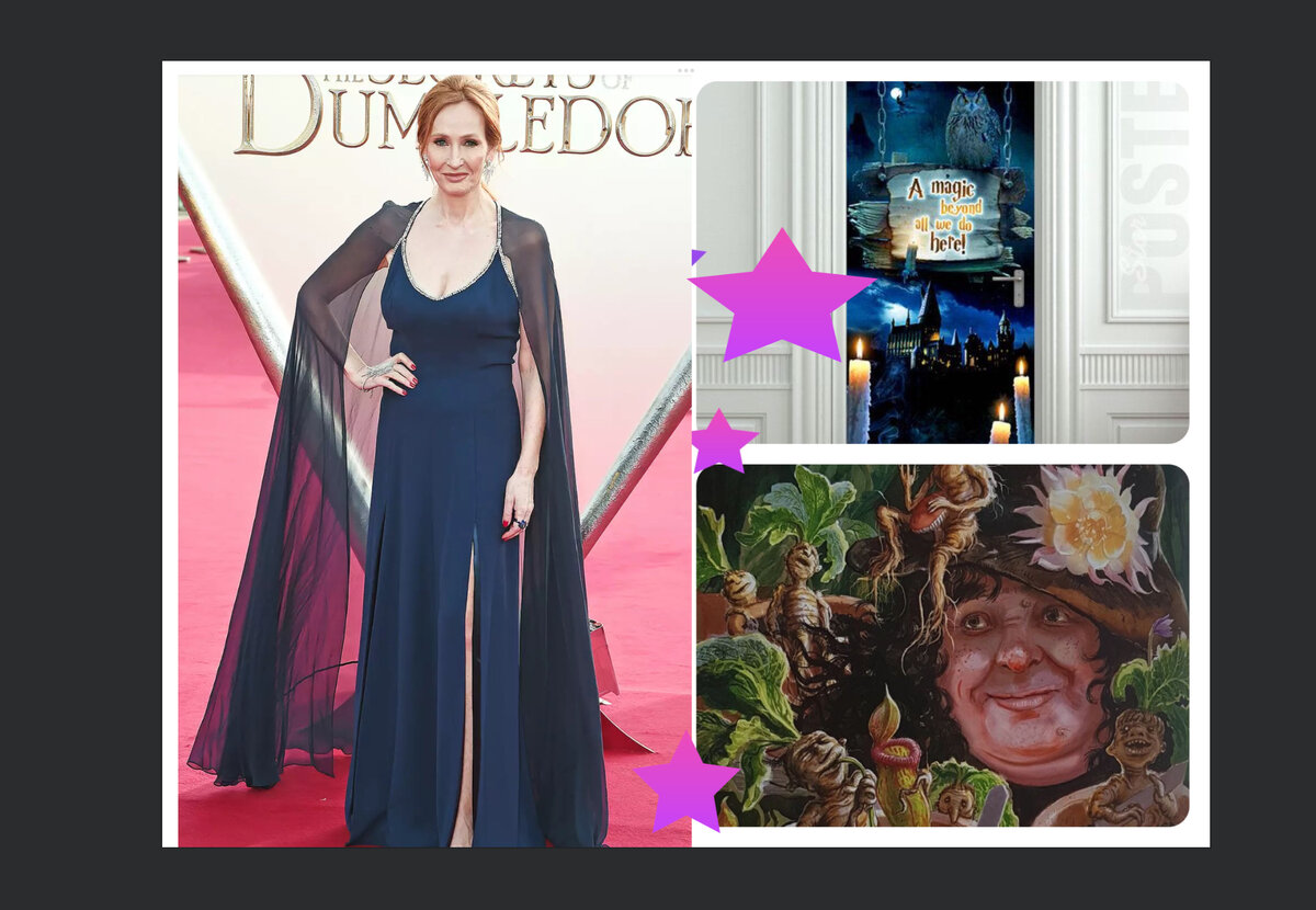 накануне автор  волшебных миров появилась на кинопремьере в Лондоне своей экранизации