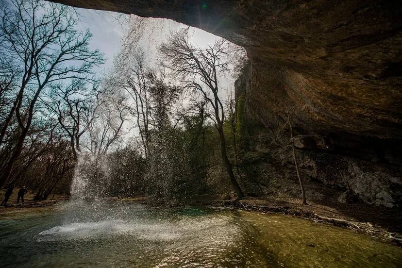 Водопад козырек крым фото