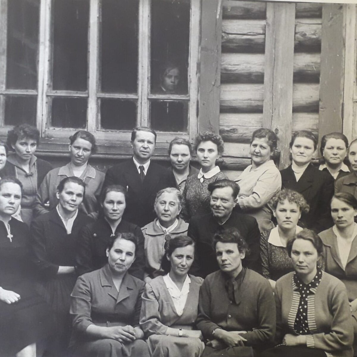 Учителя Малаховской школы, 1962 год, в центре - Фавста Константиновна Вилкова