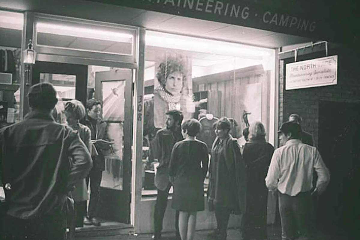 Открытие первого магазина TNF в Сан-Франциско 1966 г.