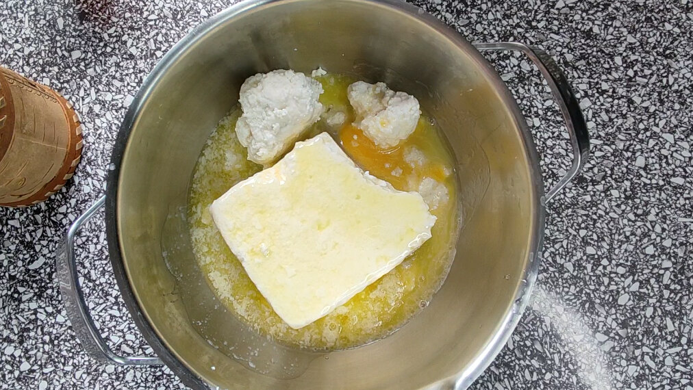 Рецепт: Домашний плавленый сыр из творога | Первый Вегетарианский