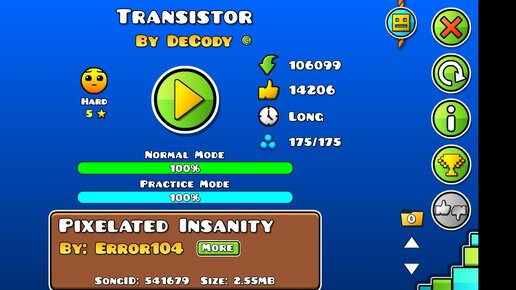 Transistor by DeCody (hard)